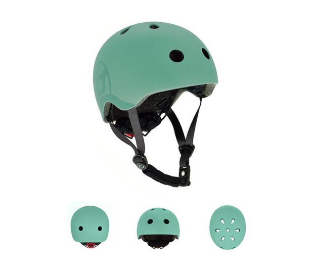 Scoot & Ride Kask Ochronny S-M dla dzieci 3+ Forest - 1014699 - zdjęcie 3